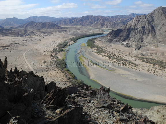 Orange river from the Namibian side
